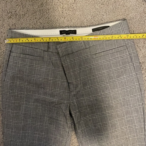Banana Republic Grey Plaid Sloan Pant - Picture 6 of 6